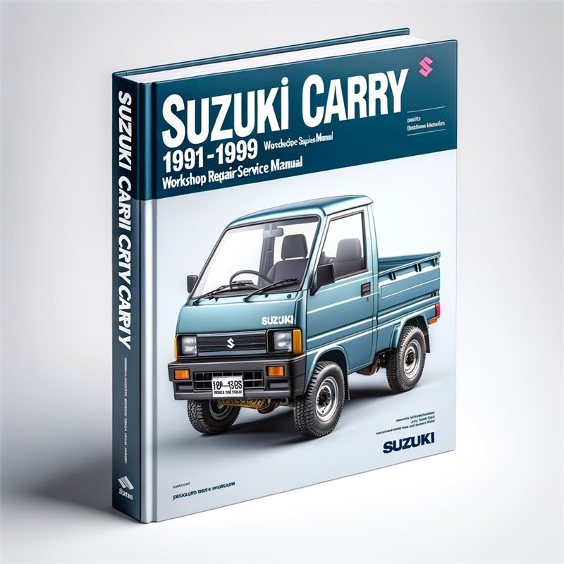 1991-1999 Suzuki Carry Service Repair Workshop Manual PDF