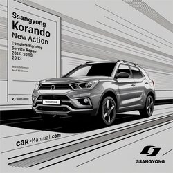 2010-2013 Ssangyong Actyon Korando New Service Repair Workshop Manual PDF