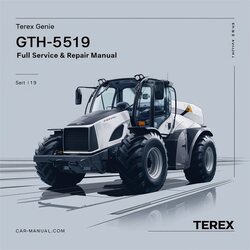 Terex Genie GTH-5519 Service Repair Workshop Manual PDF