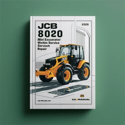 JCB 8020 Mini Excavator Service Repair Workshop Manual PDF
