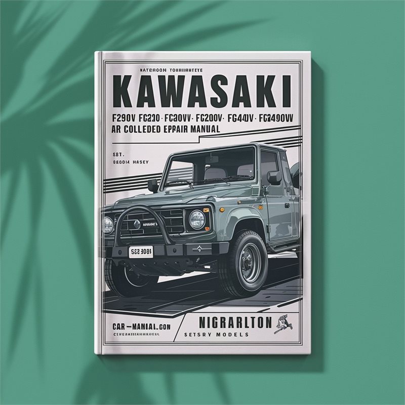 Kawasaki 4 Stroke Engines Manuals Models FC290V FC400V FC401V FC420V FC540V OHV Air Cooled Gasoline Engine Service Repair Workshop Manual PDF