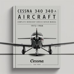 1972-1984 Cessna 340 340A Aircraft Service Repair Workshop Manual PDF