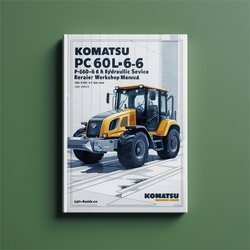 Komatsu PC60-6 PC60L-6 6 PC90-1 Hydraulic Excavator Service Repair Workshop Manual PDF