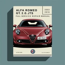 2003-2010 Alfa Romeo GT 2.0 JTS Service Repair Workshop Manual PDF
