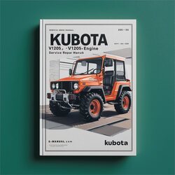 Kubota V1205-B V1205-t-b Diesel Engine Service Repair Workshop Manual PDF