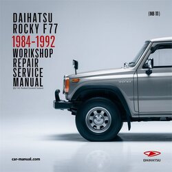 1984-1992 Daihatsu Rocky F77 Service Repair Workshop Manual PDF