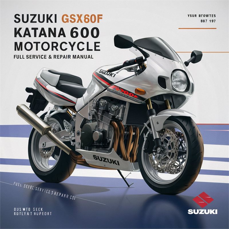 1988-1997 Suzuki Katana Models GSX600F 600 Motorcycle Service Repair Workshop Manual PDF
