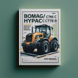 Hypac Bomag / C766 C C778 B Service Repair Workshop Manual PDF