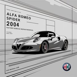 2004 Alfa Romeo Spider Service Repair Workshop Manual PDF