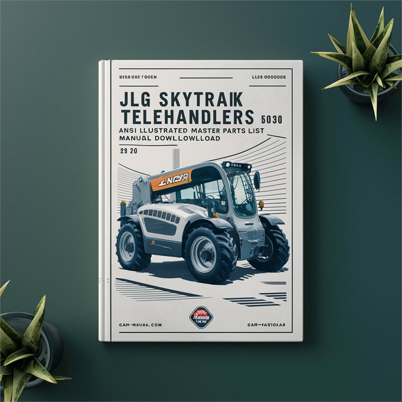 JLG Skytrak Telehandlers 5030 6034 Ansi Illustrated Master (p/n - 8990041-001) Parts Catalog PDF