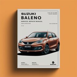 Suzuki Baleno Service Repair Workshop Manual PDF