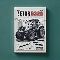 Zetor 6320 Turbo Tractor Service Repair Workshop Manual PDF