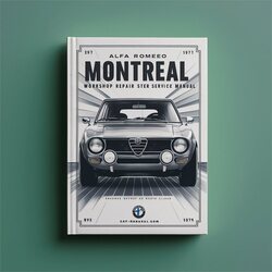 1974 Alfa Romeo Montreal Service Repair Workshop Manual PDF