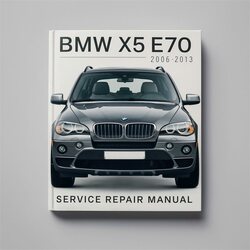 2006-2013 BMW 2 Series X5 E70 Service Repair Workshop Manual PDF