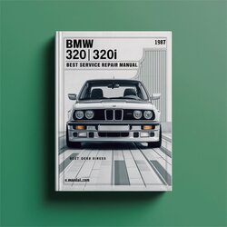 1987 BMW 1 Series 320 320I Best Service Repair Workshop Manual PDF