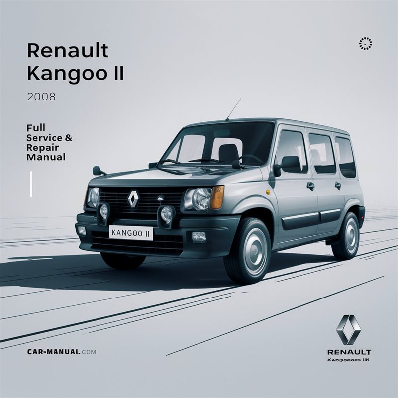 2008 Renault Kangoo Service Repair Workshop Manual PDF