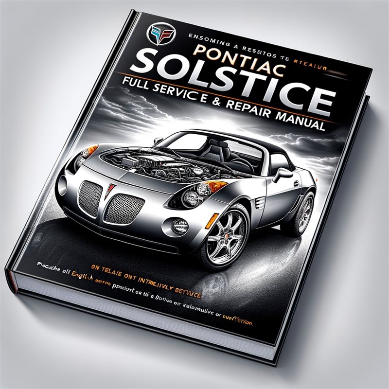 2005-2009 Pontiac Solstice Service Repair Workshop Manual PDF