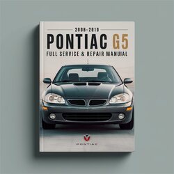 2008-2010 Pontiac G5 Service Repair Workshop Manual PDF