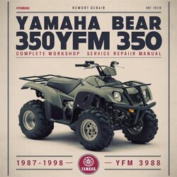 1987-1998 Yamaha Big Bear 350 YFM ATV Service Repair Workshop Manual PDF