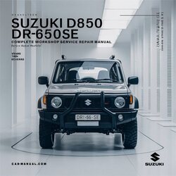 1996-2013 Suzuki DR Series DR650 DR650SE Service Repair Workshop Manual PDF