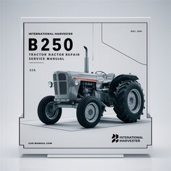 International Harvester B250 Tractor Service Repair Workshop Manual PDF