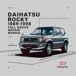 1989-1998 Daihatsu Rocky Service Repair Workshop Manual PDF