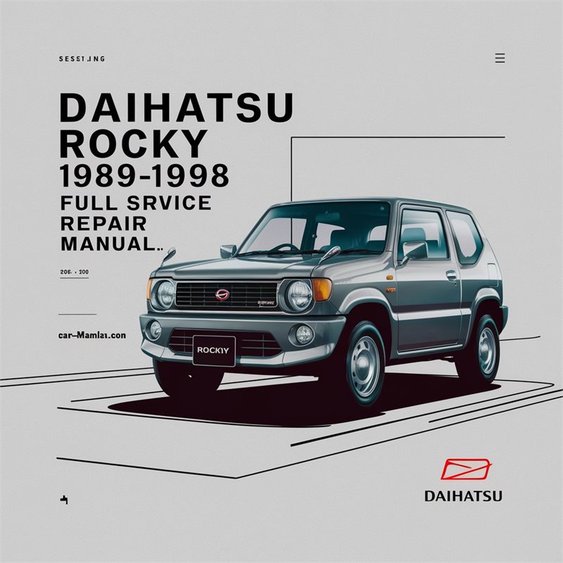1989-1998 Daihatsu Rocky Service Repair Workshop Manual PDF