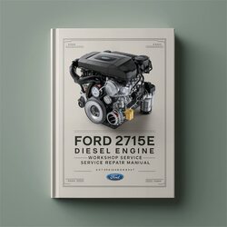 Ford E Series 2715E Diesel Engine Service Repair Workshop Manual PDF