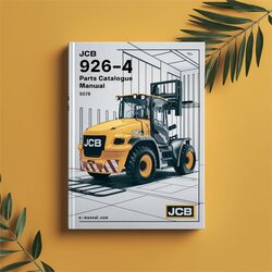 JCB 926-4 Forklift (sn: 00660300-00664999 00822000-00823755) Parts Catalog PDF