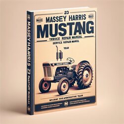 Massey Harris 23 Mustang Tractor -improved Service Repair Workshop Manual PDF