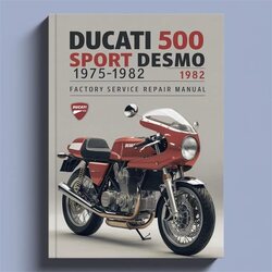 1975-1982 Ducati Desmo 500 Sport Service Repair Workshop Manual PDF