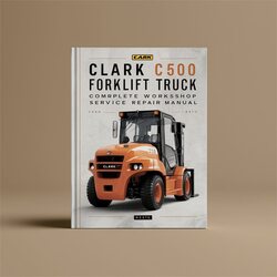 Clark C500 Forklift Truck Service Repair Workshop Manual PDF