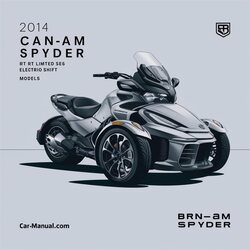 2014 BRP CAN-AM Spyder RT RT-S Limited SM6 SE6 Electric Shift Models Service Repair Workshop Manual PDF