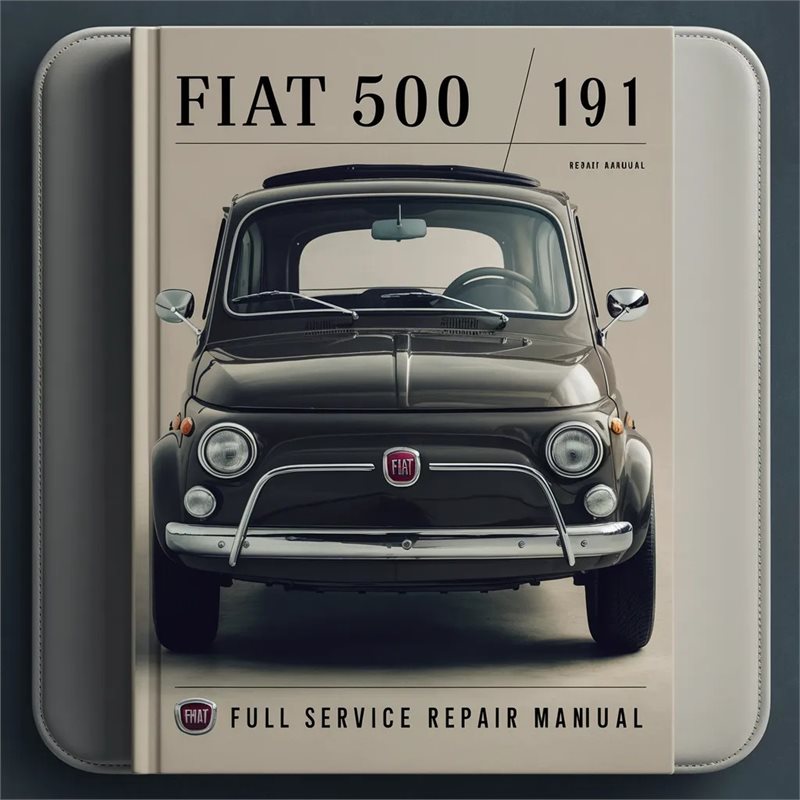 1971 Fiat 500 Service Repair Workshop Manual PDF