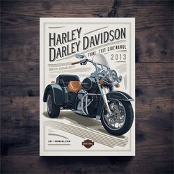 2013 Harley Davidson Model 125 Flhtcutg Trike Tri Glide Service Repair Workshop Manual PDF