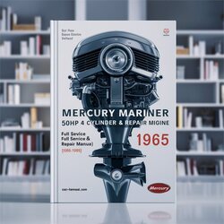 1965-1985 Mercury Mariner 50HP 4 Cylinder Outboard Engine Service Repair Workshop Manual PDF