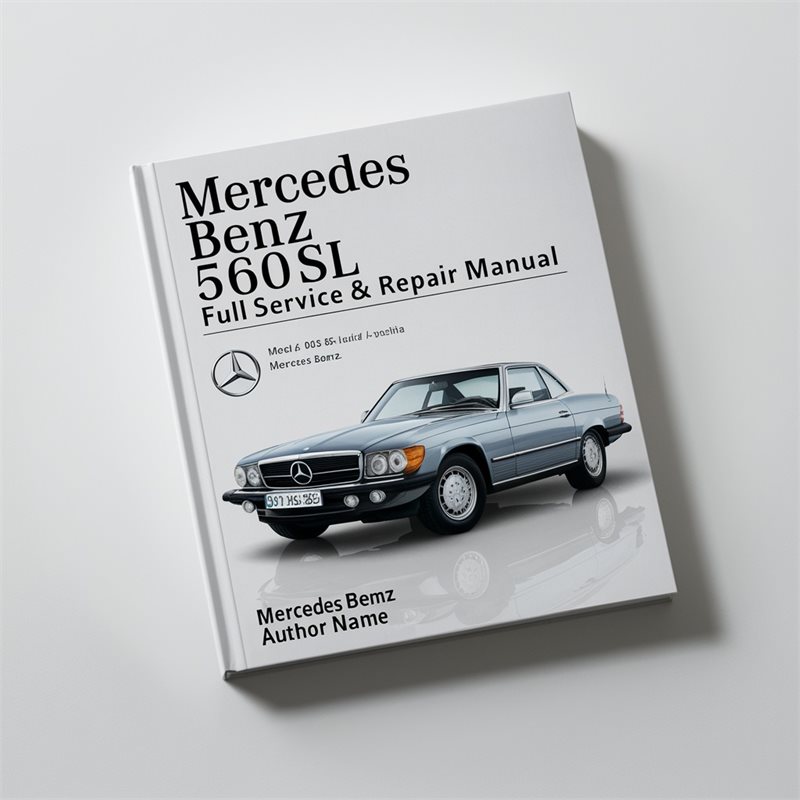 1986-1989 Mercedes Benz 560SL Service Repair Workshop Manual PDF