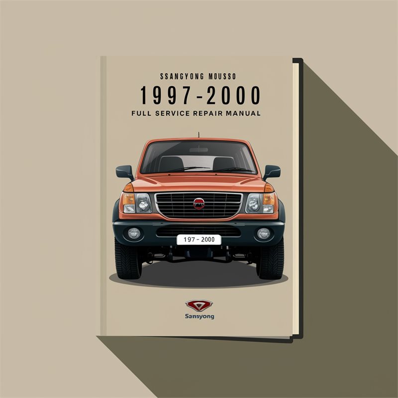 1997-2000 Ssangyong Musso Service Repair Workshop Manual PDF