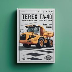 Terex TA40 Ocdb Articulated Dumptruck Service Repair Workshop Manual PDF