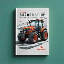 Kubota B8200hst-dp Tractor Illustrated Master Parts Catalog PDF