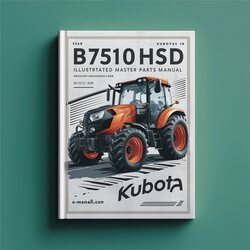 Kubota B7510HSD Tractor Illustrated Master Parts Catalog PDF