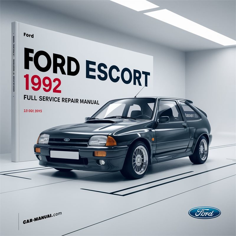 1992 Ford Escort Service Repair Workshop Manual PDF