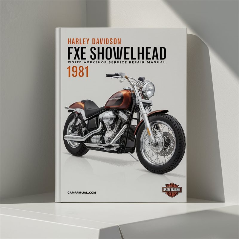 1981 Harley Davidson FXE Shovelhead Service Repair Workshop Manual PDF