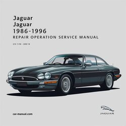 1986-1996 Jaguar XJS Operation Service Repair Workshop Manual PDF