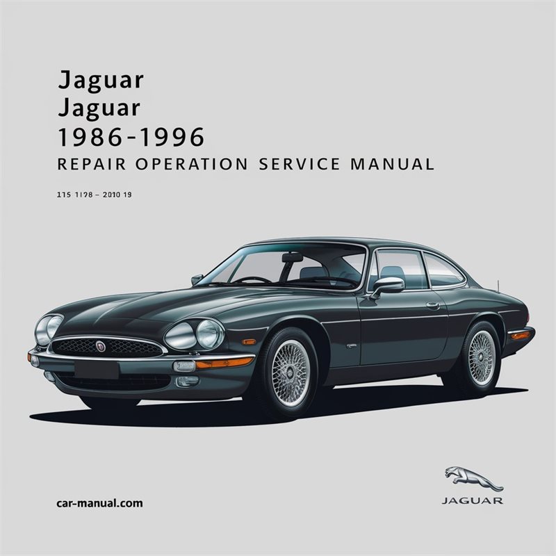 1986-1996 Jaguar XJS Operation Service Repair Workshop Manual PDF