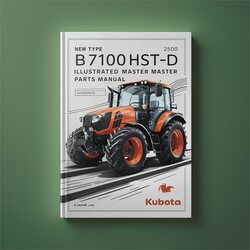 Kubota B7100hst-d New Type Tractor Illustrated Master Parts Catalog PDF