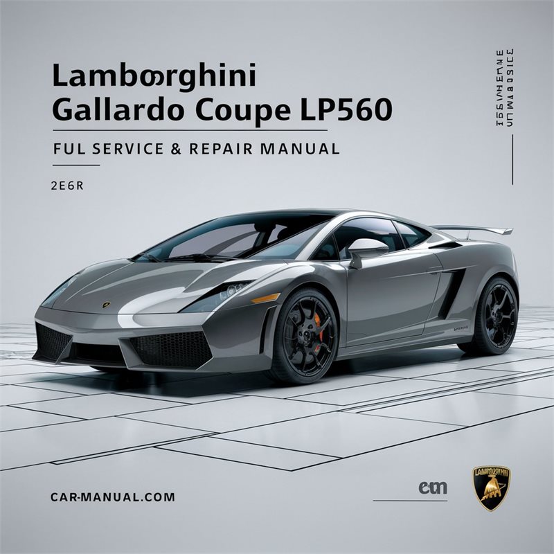 Lamborghini Gallardo Coupe LP560 Service Repair Workshop Manual PDF