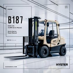 Hyster B187 (s40xl S50XL S60xl) Forklift Service Repair Workshop Manual PDF