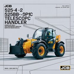 JCB 525-4 525B-2 525B-4 530-3 530-4 530B-2 Loadall Telescopic Handler Service Repair Workshop Manual PDF