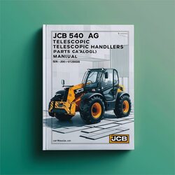 JCB 540 Super AG Telescopic Handlers (LOADALL) (sn: 00781939-01016568) Parts Catalog PDF